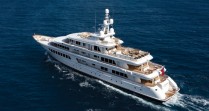 Feadship Motor Yacht From Above